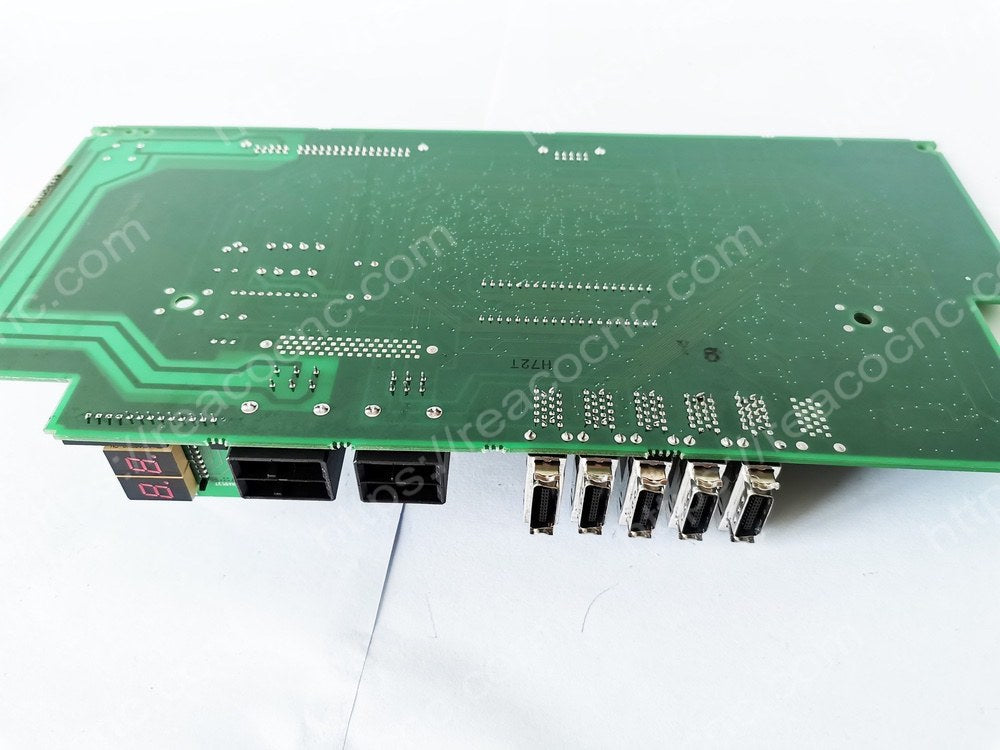Back side of FANUC A16B-2202-0840 PCB showing circuit layout