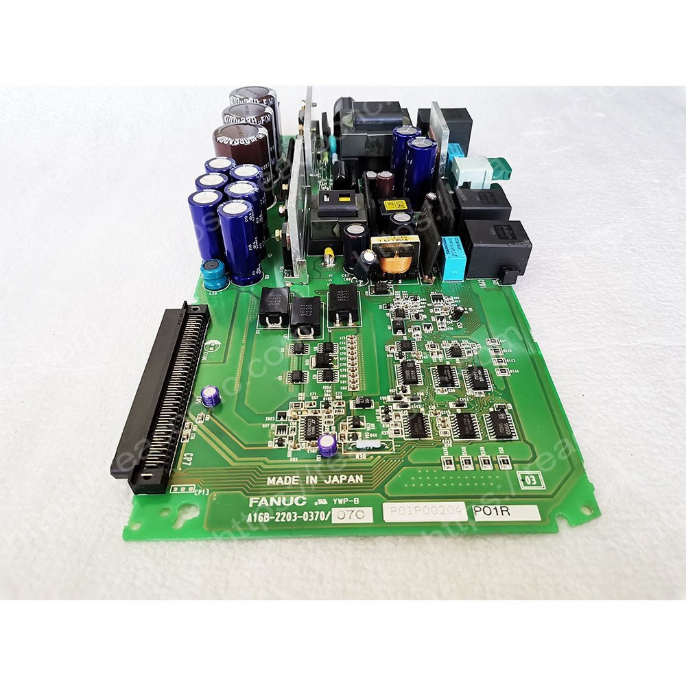 Model label of FANUC A16B-2203-0370 power supply board