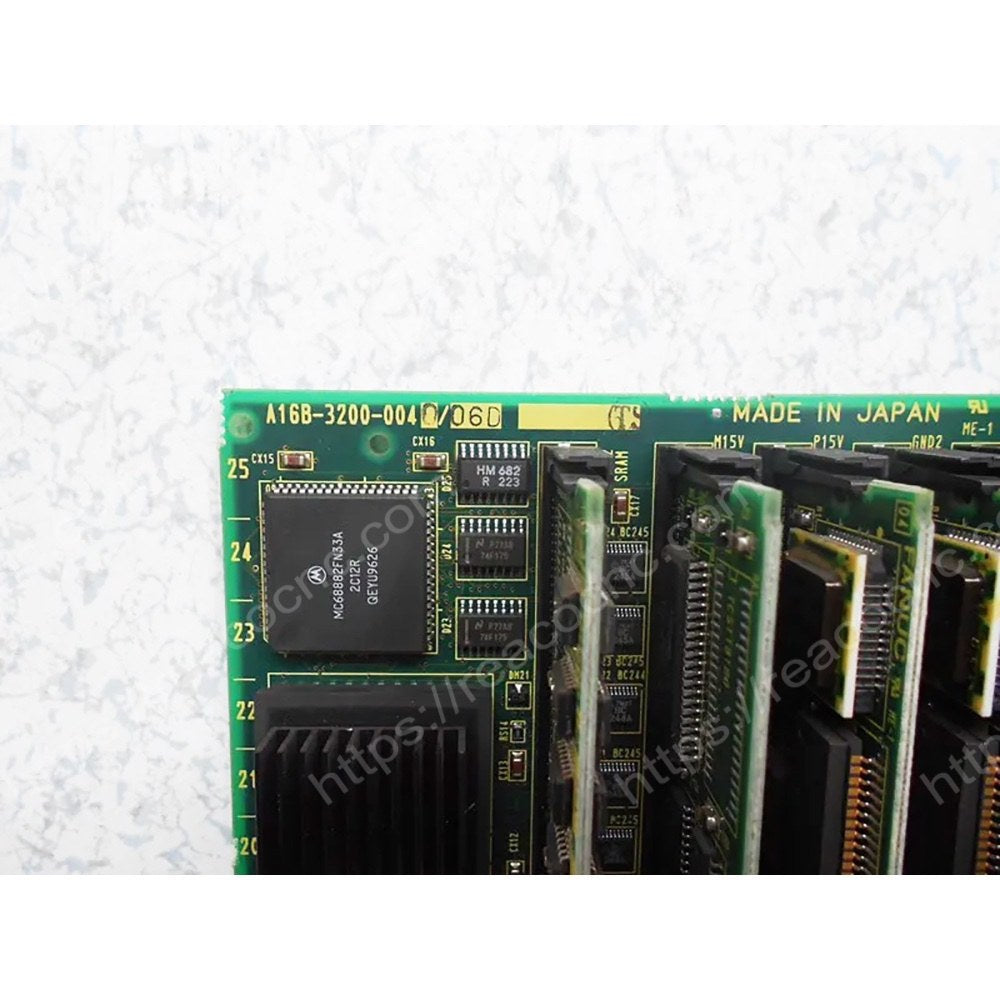 Model label of FANUC A16B-3200-0040 main CPU board
