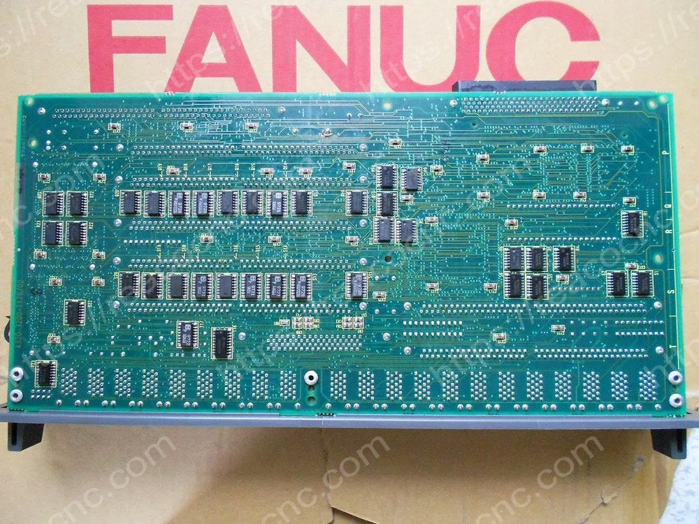 Back side of FANUC A16B-3200-0170 PCB showing circuit layout