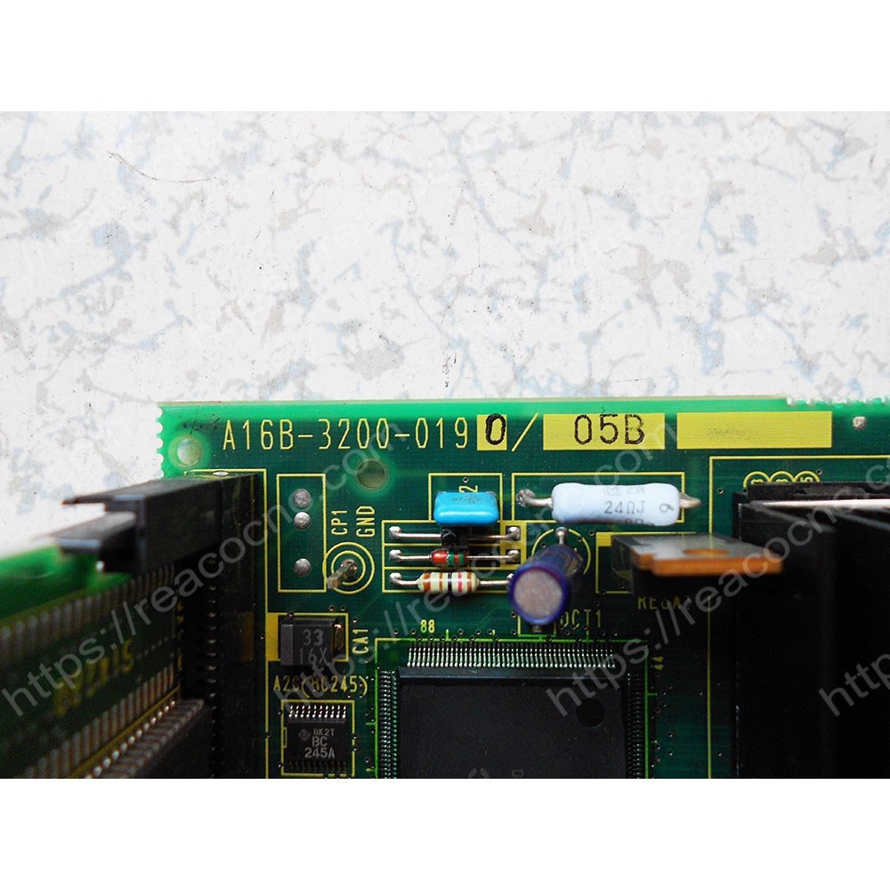 Model label of FANUC A16B-3200-0190 CPU board