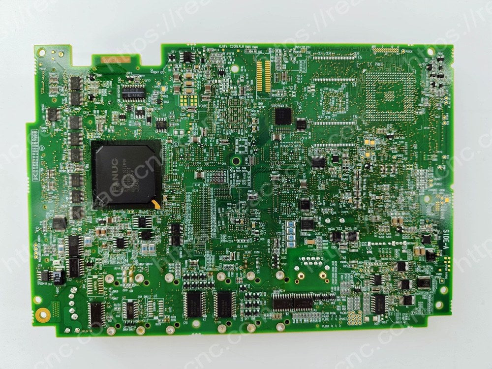 Back side of FANUC A17B-8102-0308 showing PCB layout and connectors