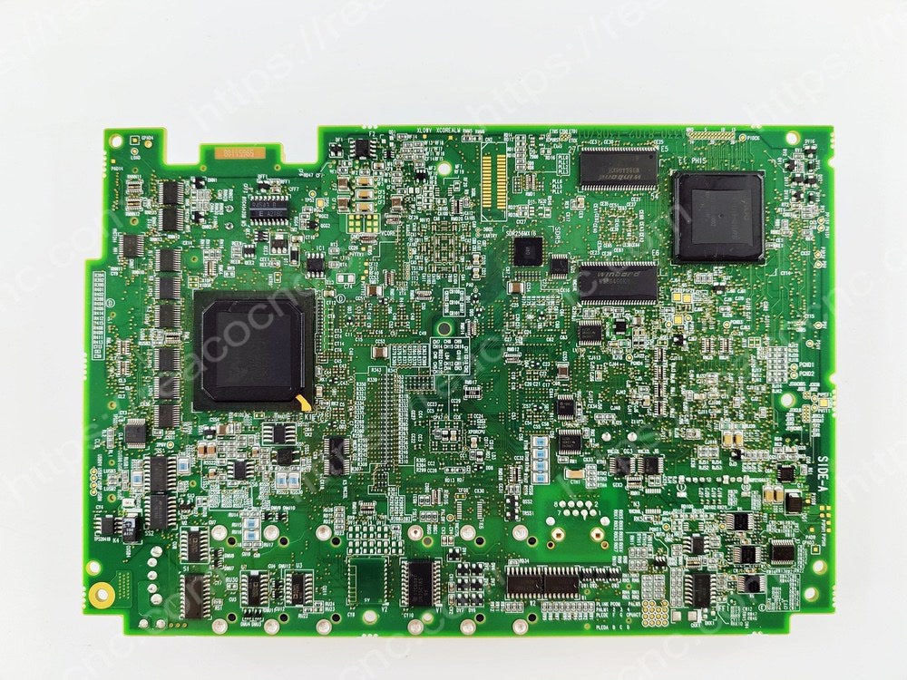 Back side of FANUC A17B-8102-0316 PCB showing soldering points