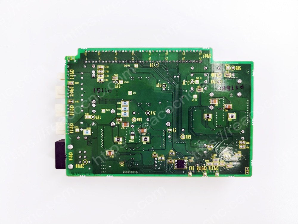 Back side of FANUC A20B-2100-0920 showing connectors and PCB layout