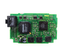 Front view of FANUC A20B-3300-0660 PCB showing servo module components