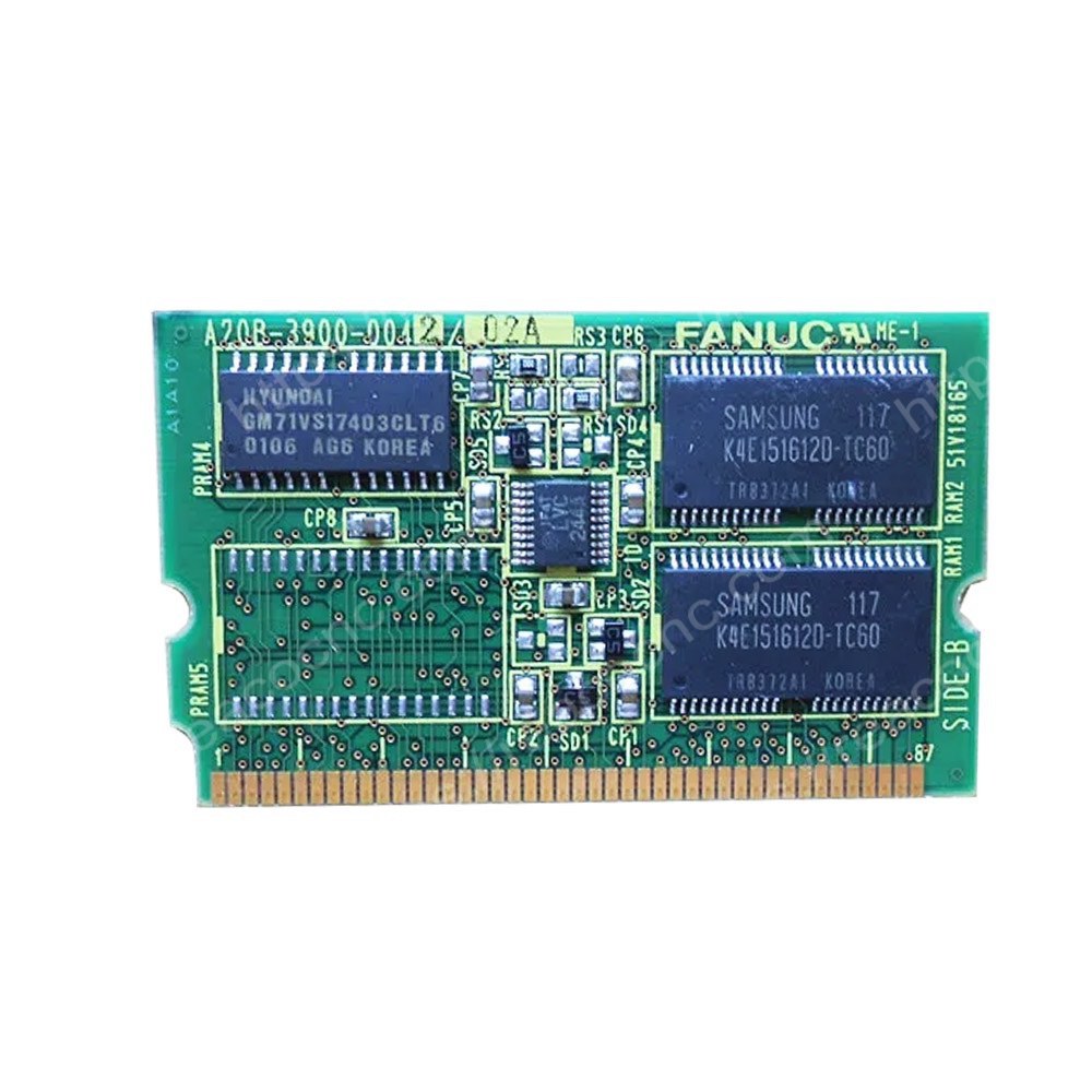 Front view of FANUC A20B-3900-0042 memory module PCB