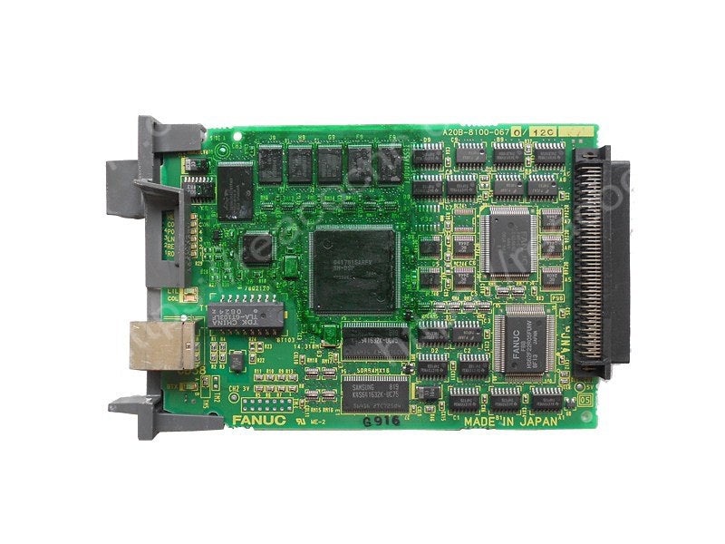 Front view of FANUC A20B-8100-0670 Ethernet PCB