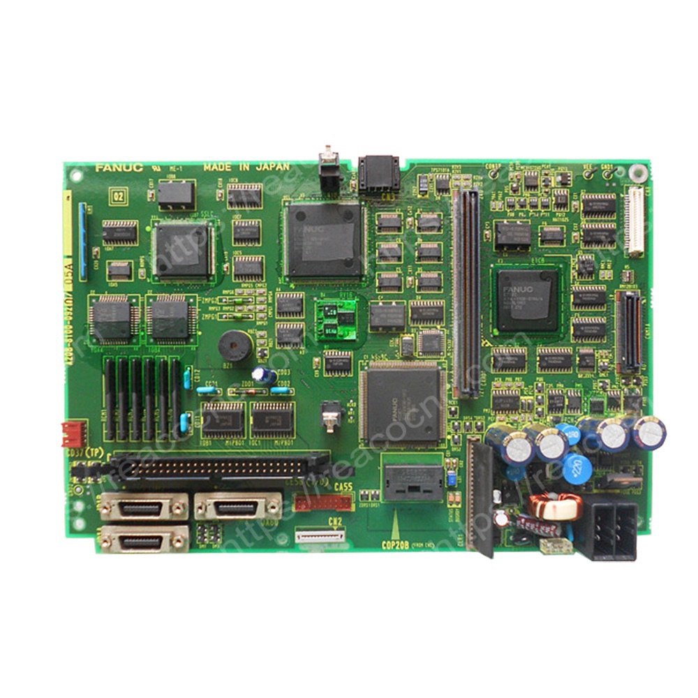 Front view of FANUC A20B-8100-0920 Display Control PCB with I/O