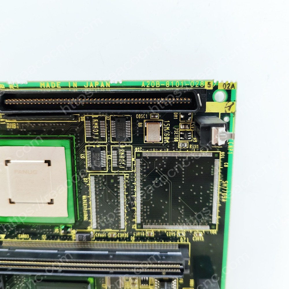 Model detail on FANUC A20B-8101-0285 main control PCB