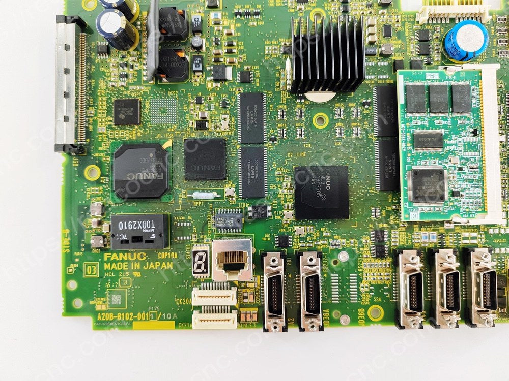 Model label of FANUC A20B-8102-0011 main board
