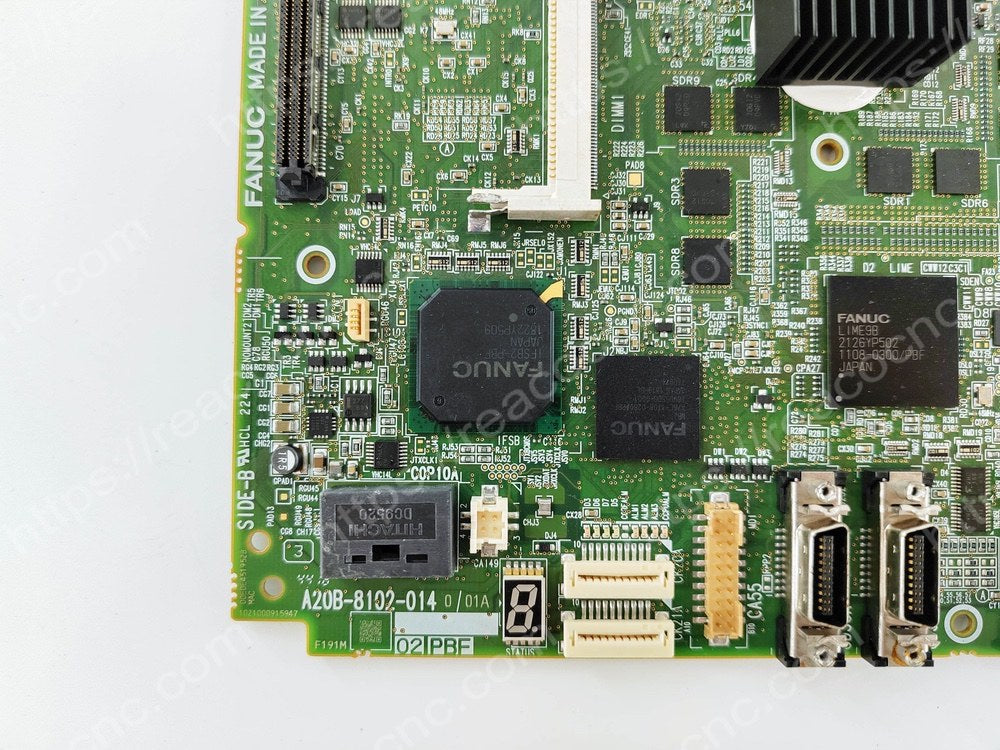 Model label of FANUC A20B-8102-0140 main board