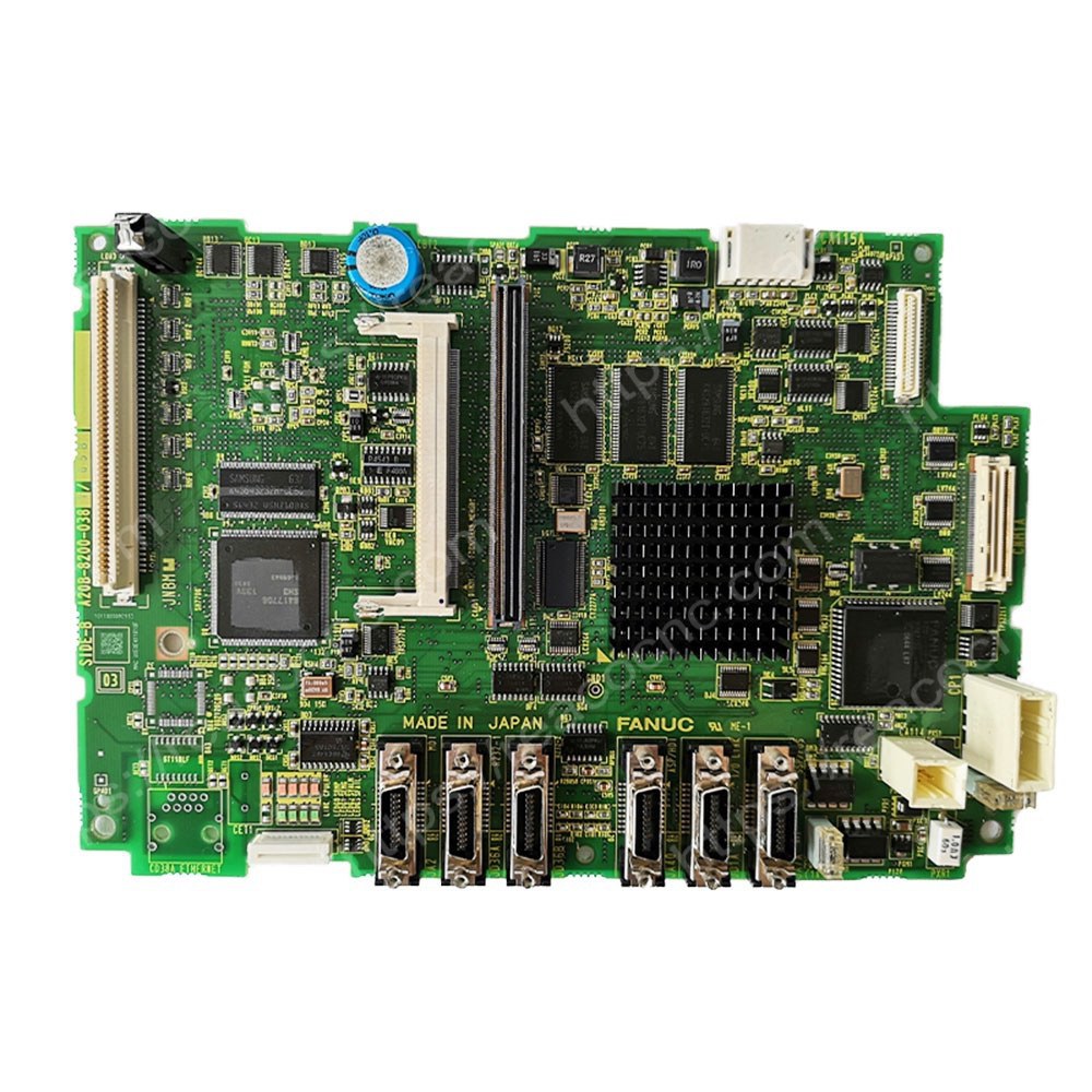 Front view of FANUC A20B-8200-0381 Motor Driver PCB