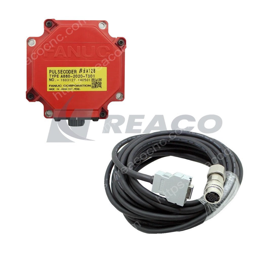 FANUC A860-2020-T301 encoder with cable absolute feedback CNC
