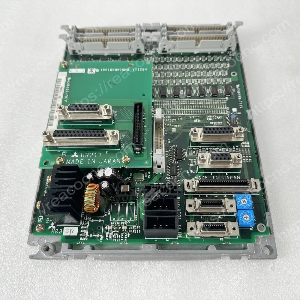 Mitsubishi HR337 CNC I/O board with HR211 expansion card