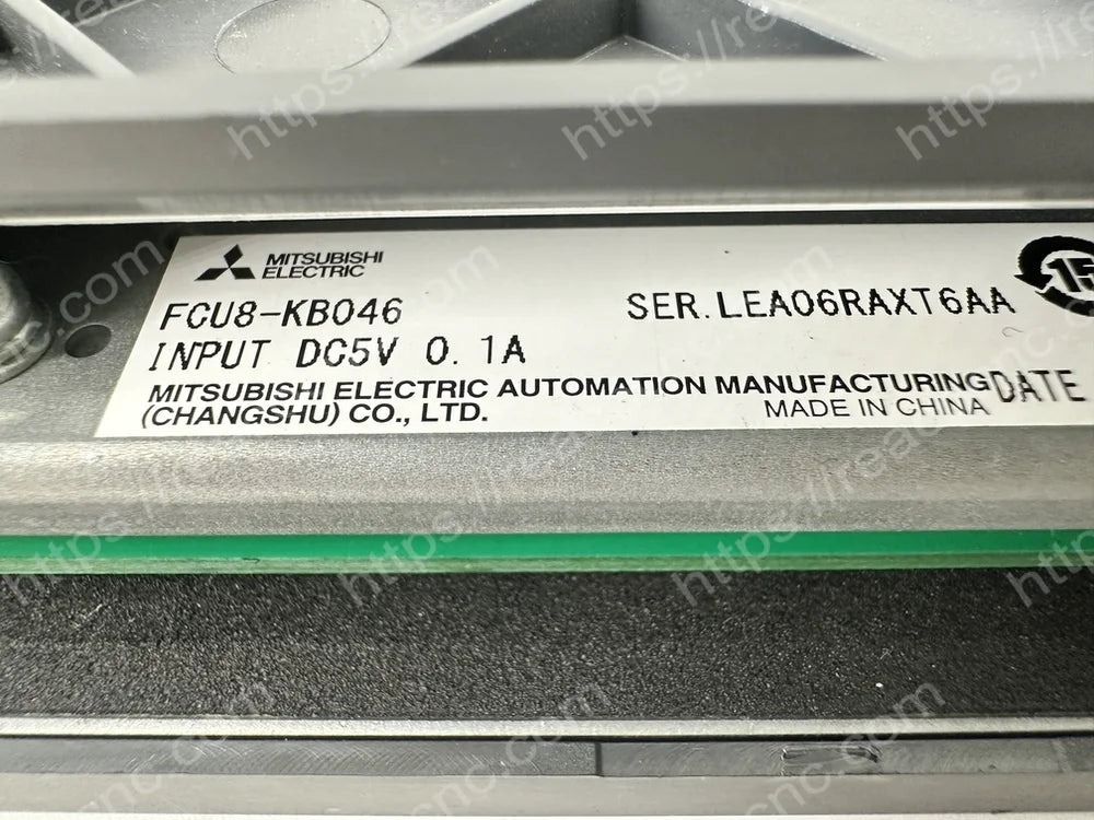 FCU8-KB046 model marking on Mitsubishi CNC keyboard unit