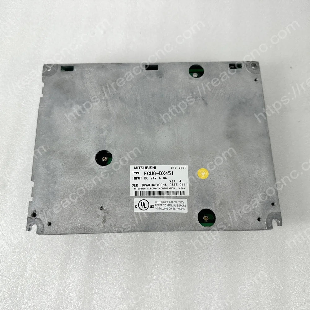 Rear solder-side view of Mitsubishi HR337 I/O board with HR211 card