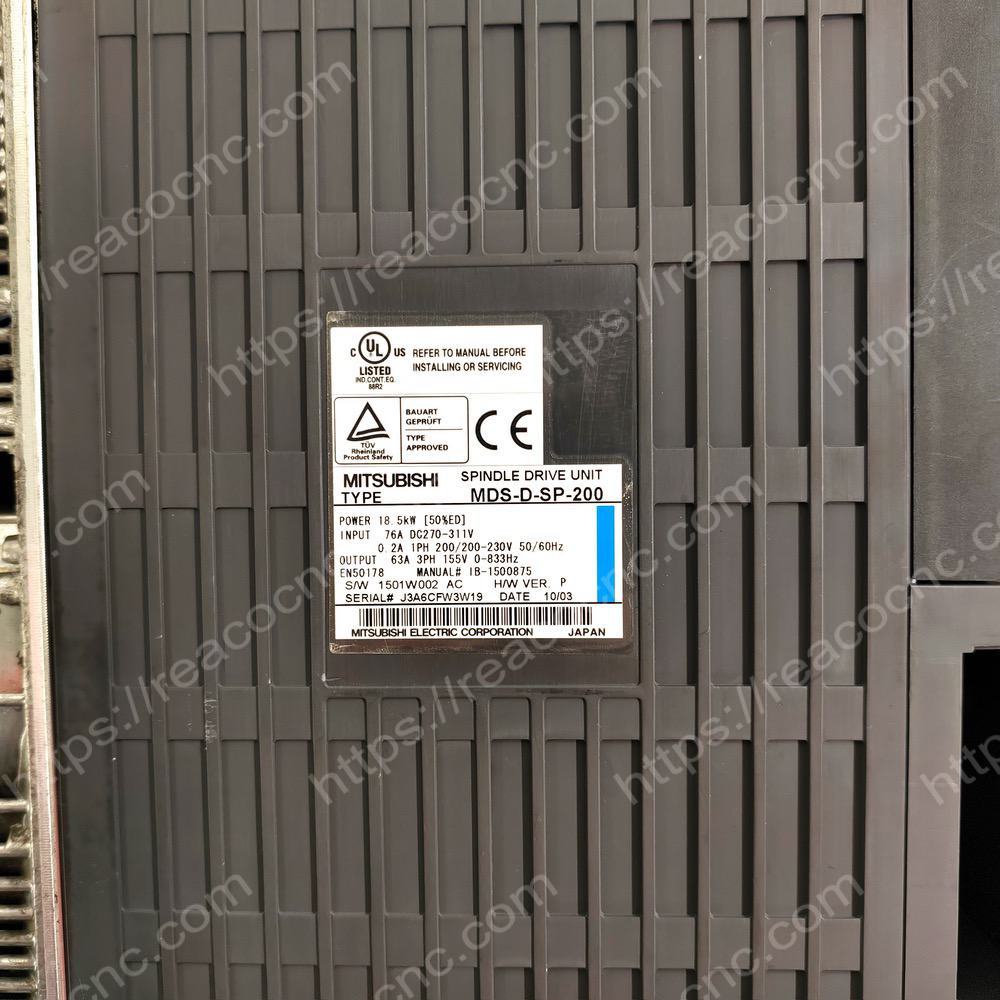 MDS-D-SP-200 Drive Unit Model Number