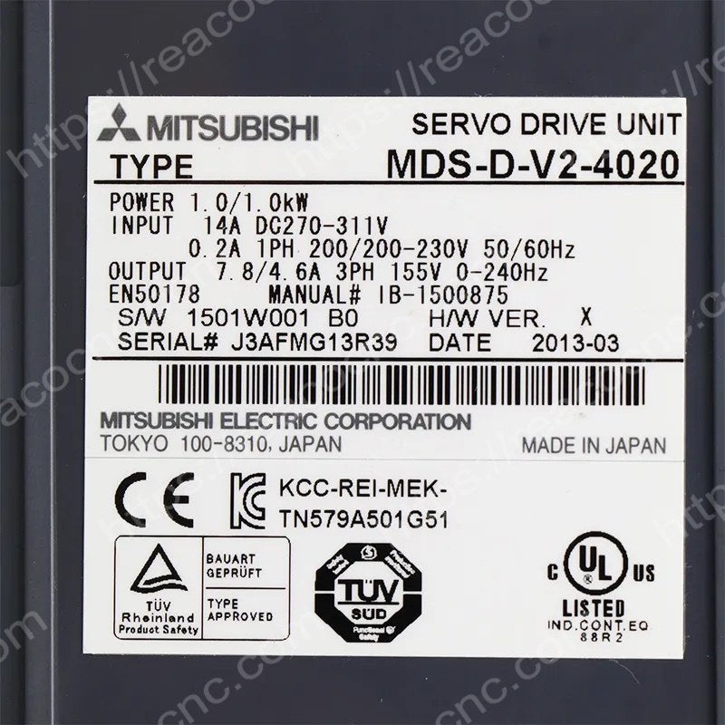 MDS-D-V2-4020 Model Number