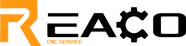REACO CNC company logo with transparent background.