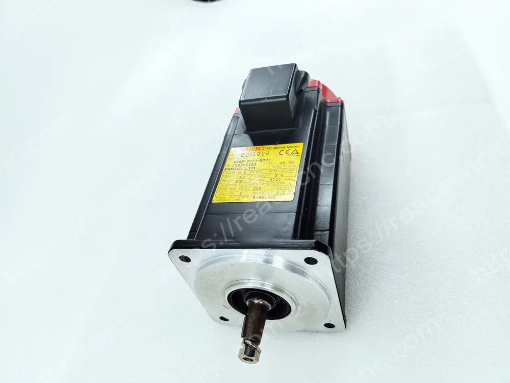 Motor shaft and feedback detail of A06B-0373-B077