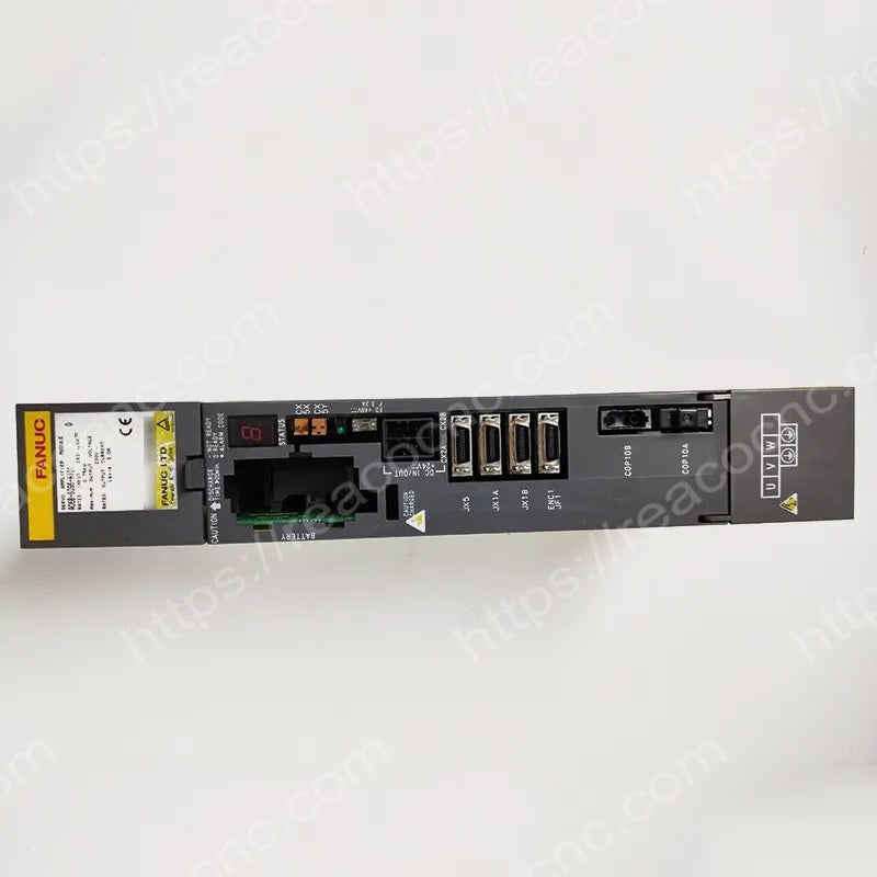 Connector view of A06B-6096-H101 Fanuc FSSB interface servo drive