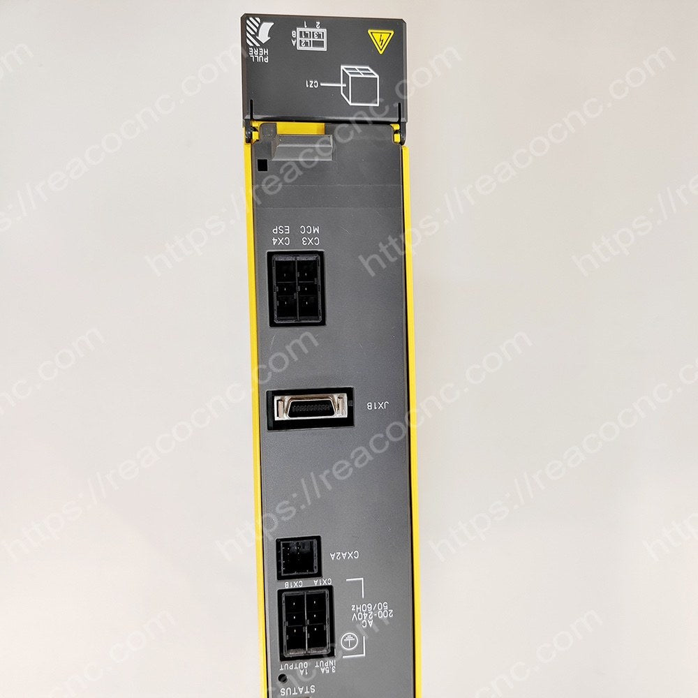 Connector view of A06B-6110-H006 Fanuc PSM-5.5i power supply