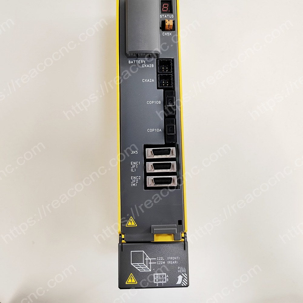 Connector view of A06B-6114-H205 Fanuc SVM2-20/20i servo module