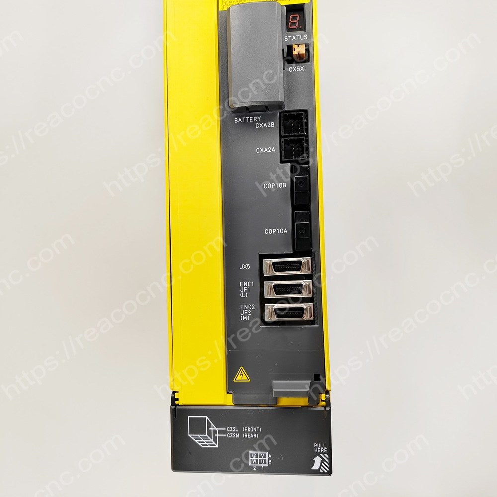 Connector view of A06B-6114-H210 Fanuc SVM2-80/160i servo module