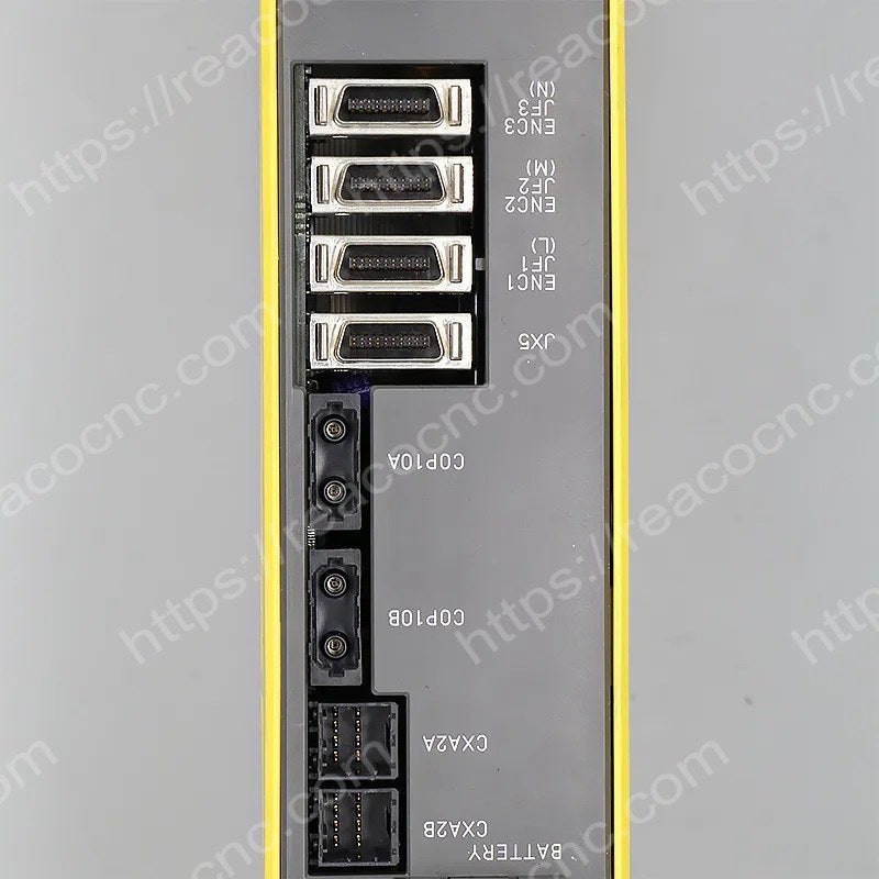 Connector view of A06B-6114-H302 Fanuc SVM3-10/10/10i servo amplifier