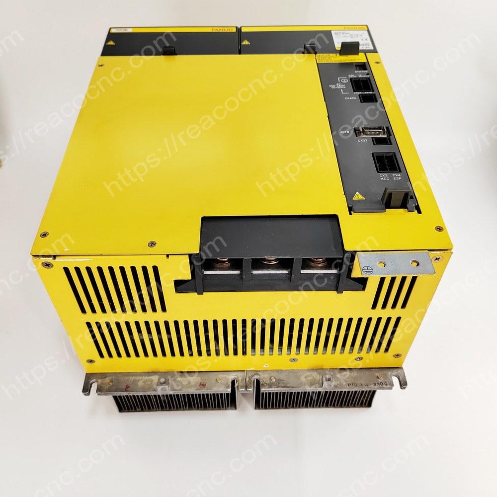Connector view of A06B-6140-H055 Fanuc 200VAC power supply module