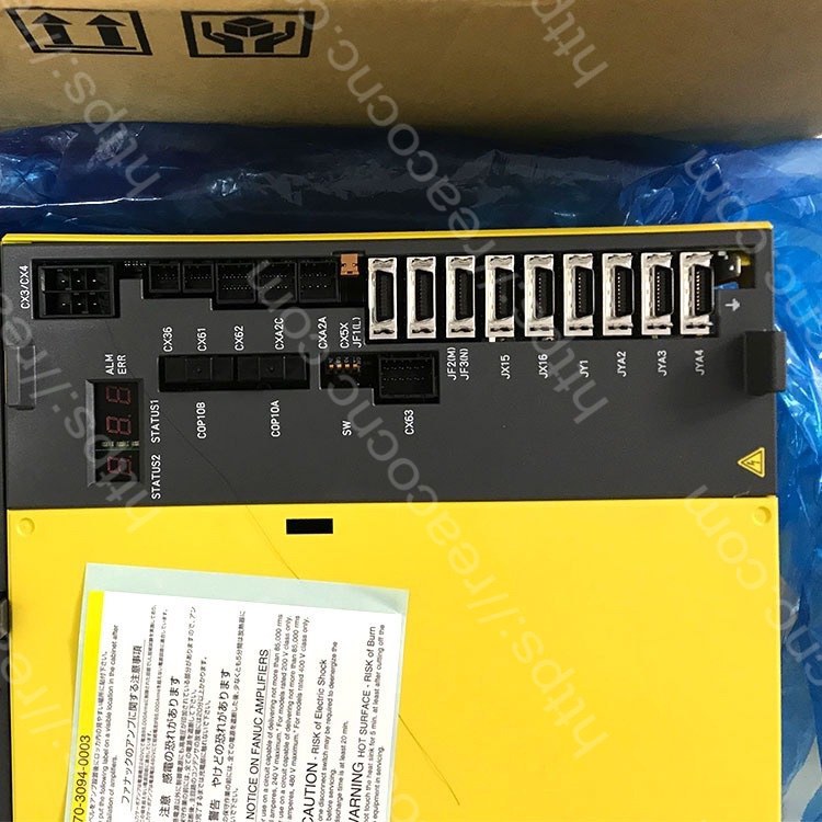Connector view of A06B-6320-H333 Fanuc Beta iSVSP 40/40/40-15-B module