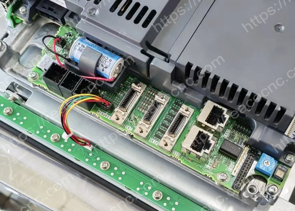 Control-unit, touchscreen-display and cnc interface connections on FCA80H-4B Mitsubishi product