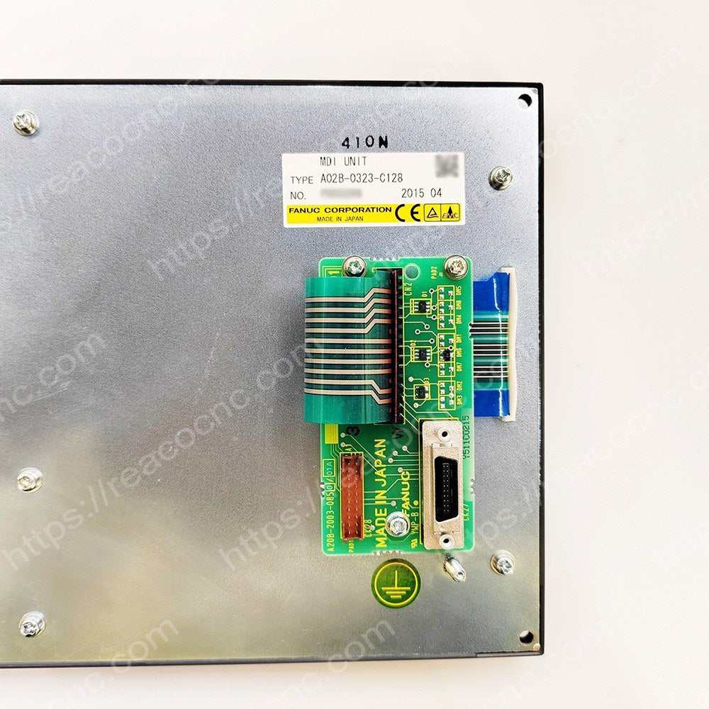 A02B-0323-C128 Fanuc QWERTY vertical MDI unit label