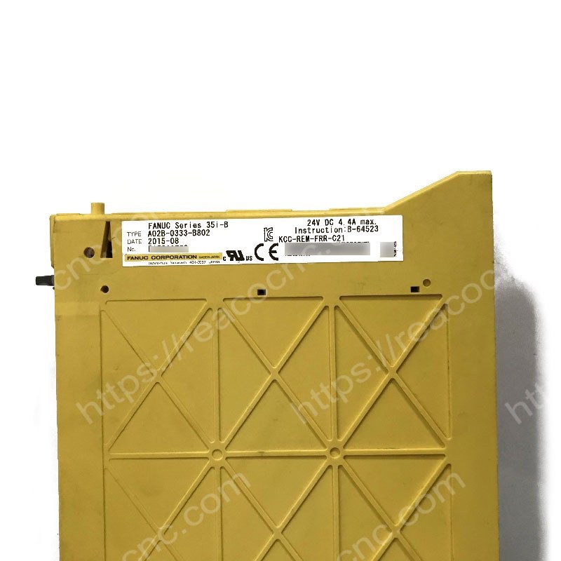 A02B-0333-B802 Fanuc Series 35i-B CNC control label