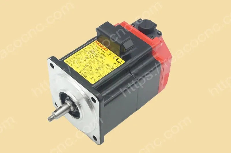 Side profile of A06B-0212-B001 Fanuc AiS2/5000 motor