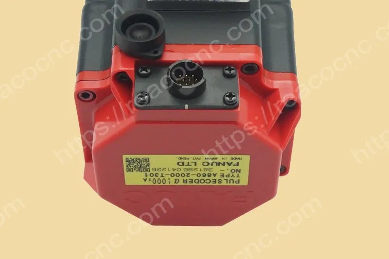 Side housing view of A06B-0212-B100 Fanuc AiS2/5000 motor