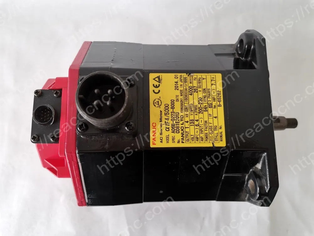A06B-0223-B000 Fanuc AiF4/4000 AC servo motor model label