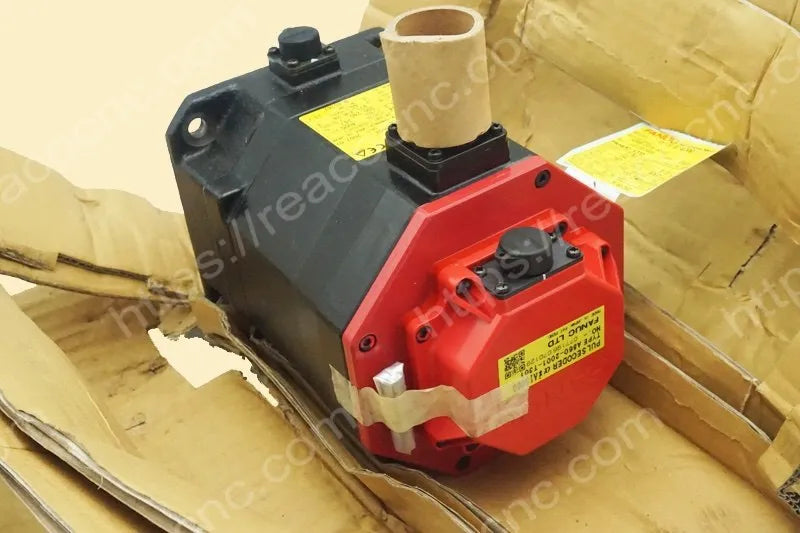 Side housing view of A06B-0235-B502 Fanuc AiS8/4000 motor