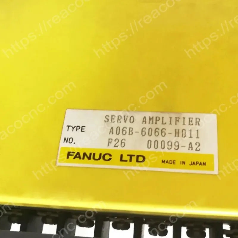 A06B-6066-H011 Fanuc C-Series single-axis servo amplifier unit rating label