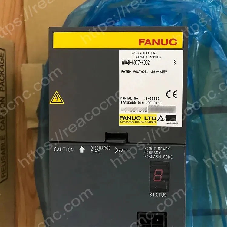 A06B-6077-H002 Fanuc Alpha power failure back-up module label