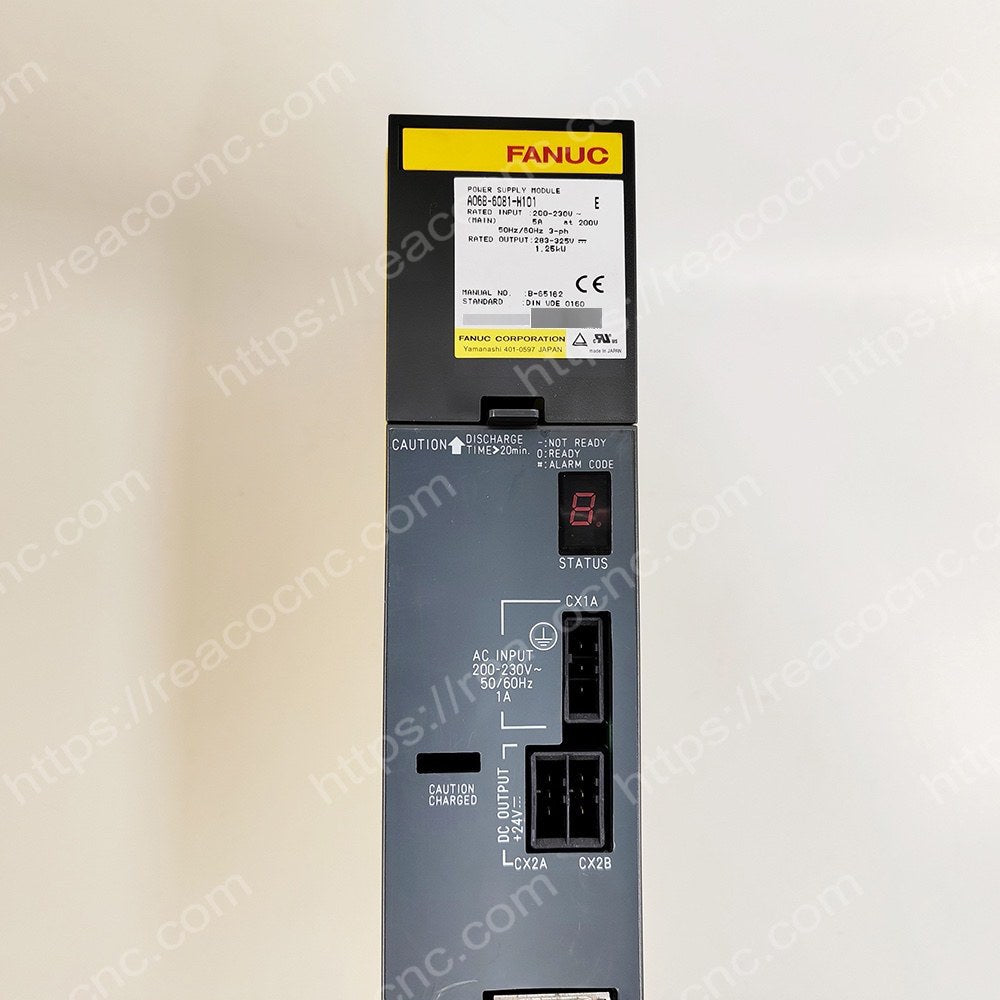 A06B-6081-H101 Fanuc Alpha power module PSMR-1 label