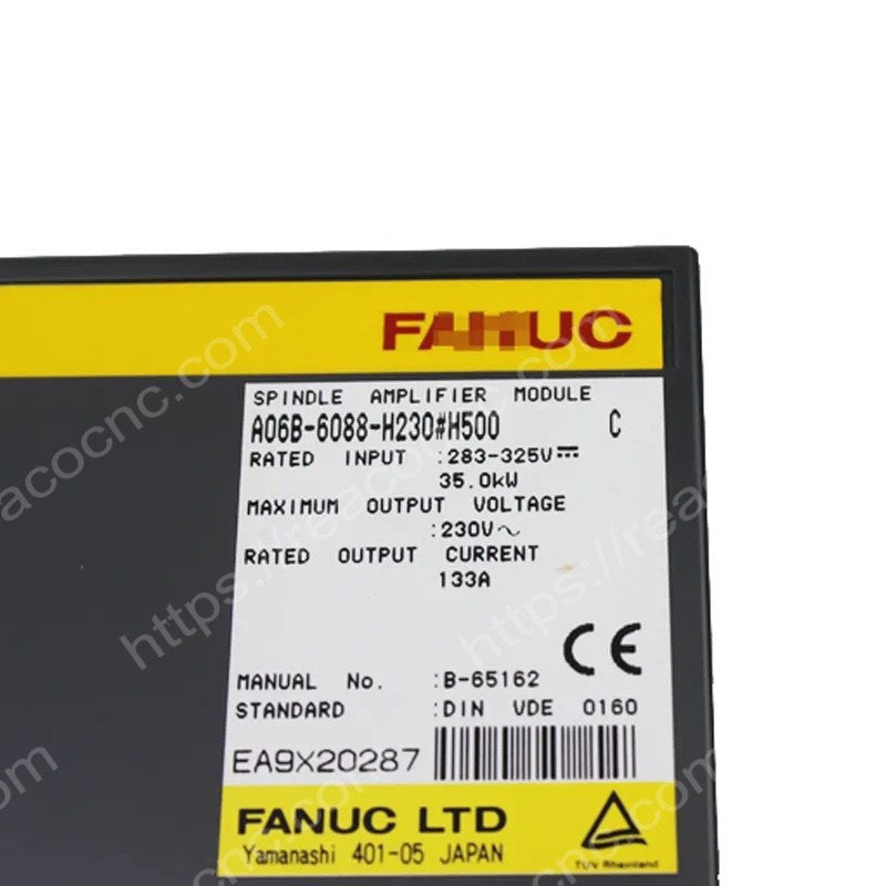 A06B-6088-H230#H500 Fanuc Alpha spindle amplifier module SPM-30 label