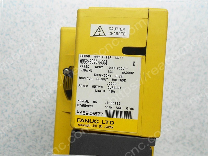 A06B-6090-H004 Fanuc Alpha servo unit SVUC1-40 label