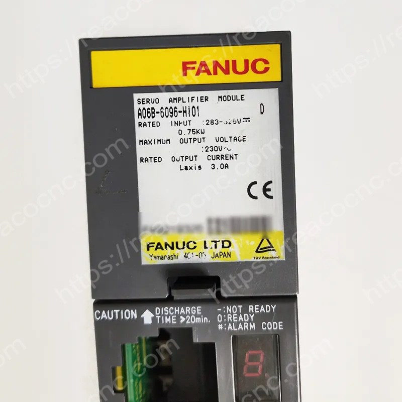 A06B-6096-H101 Fanuc Alpha servo amplifier SVM1-12 label