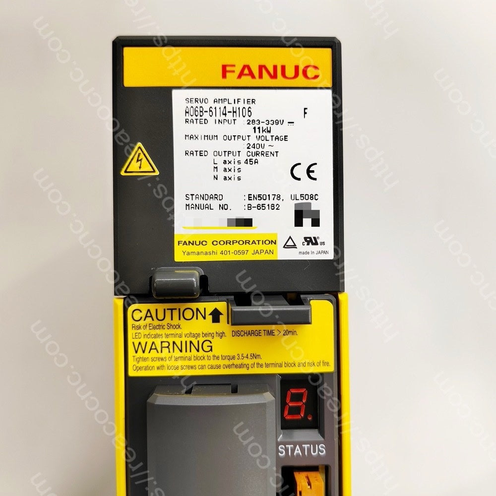 A06B-6114-H106 Fanuc Alpha i servo amplifier SVM1-160i label