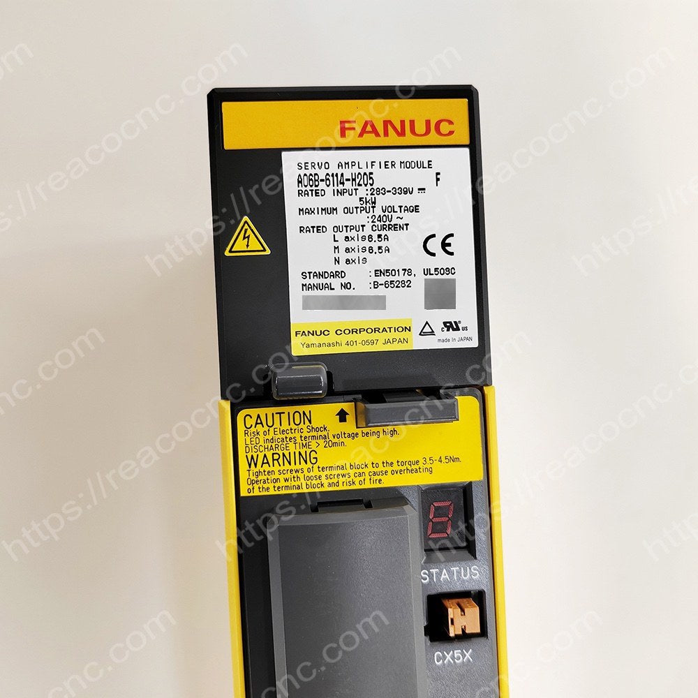 A06B-6114-H205 Fanuc Alpha i servo amplifier SVM2-20/20i label