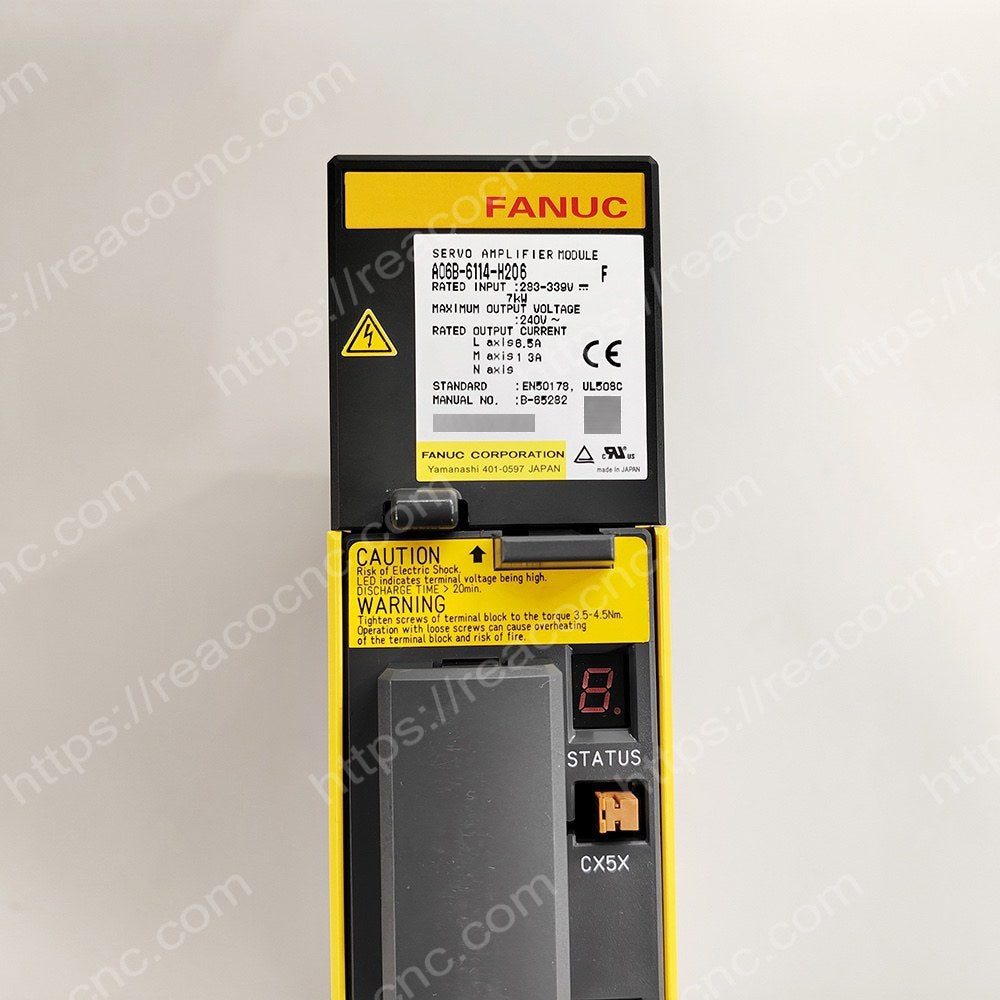 A06B-6114-H206 Fanuc Alpha i servo amplifier SVM2-20/40i label