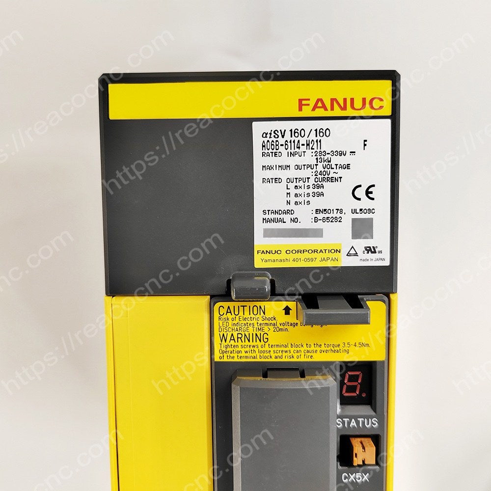 A06B-6114-H211 Fanuc Alpha i servo amplifier SVM2-160/160i label