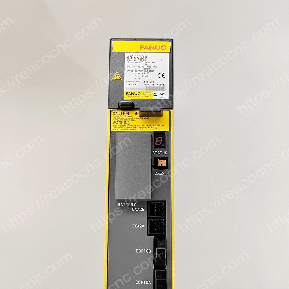 A06B-6117-H206 Fanuc Alpha i servo amplifier AISV-20/40 label