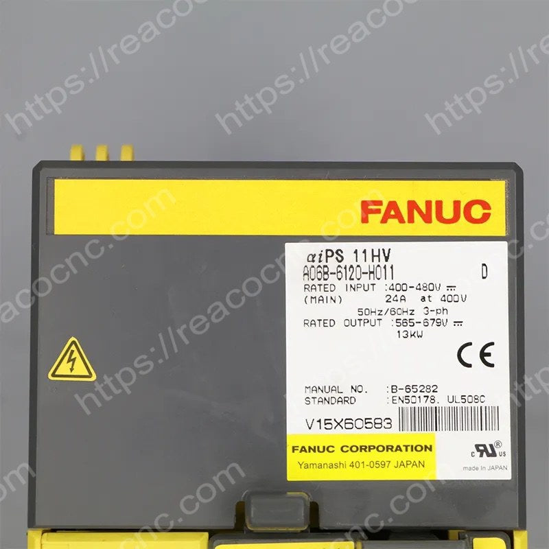A06B-6120-H011 Fanuc Alpha i power supply PSM-11HVI label